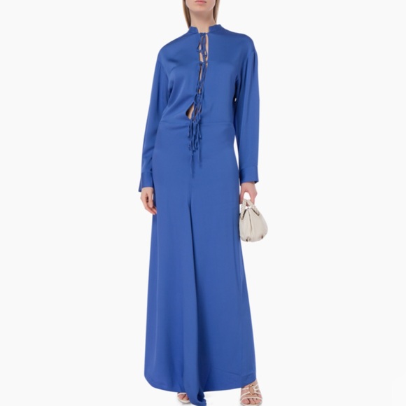 Christopher Esber Lapis Bertoia Long Sleeves Ruched Maxi Dress - Picture 3 of 12